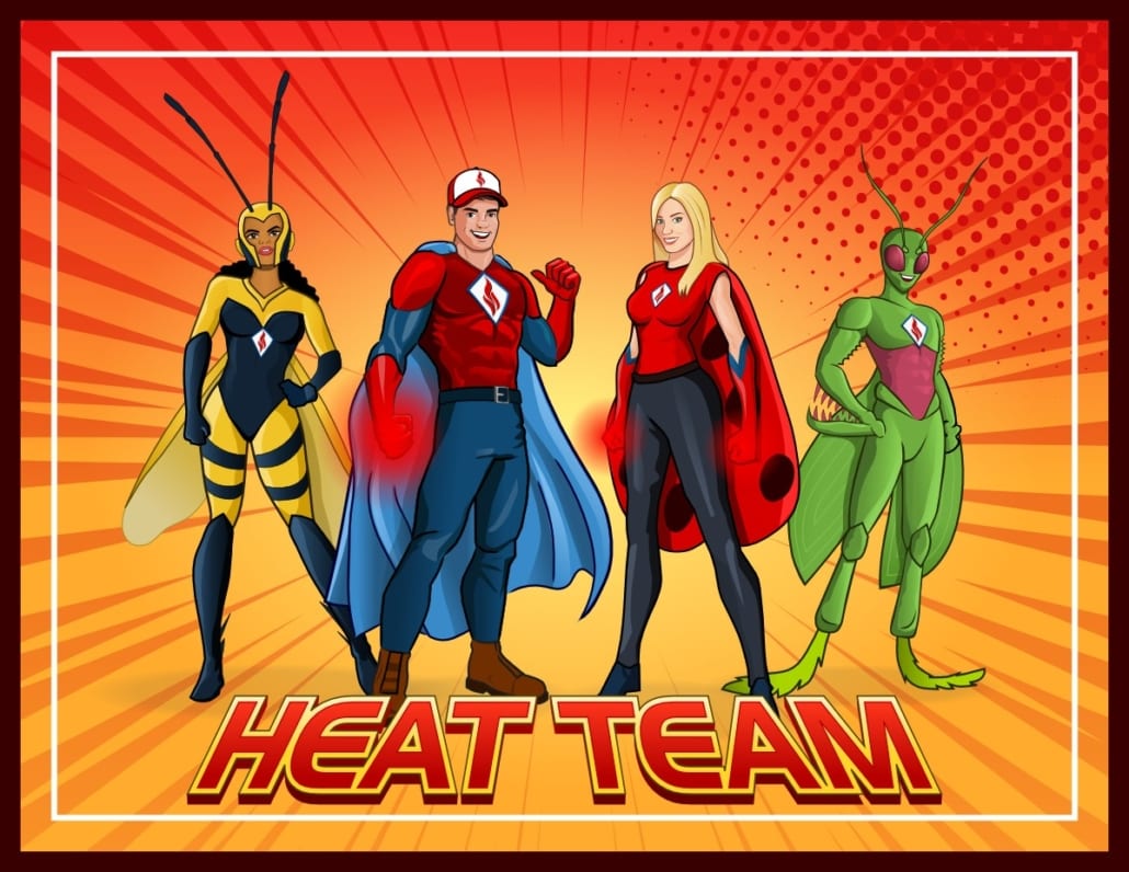 Heat Pest Control Heroes Dallas and Fort Worth 2021